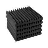 40pcs Studio Acoustic Foam Sound Absorbtion Proofing Panels Tiles Wedge 30x30cm