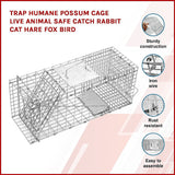 Trap Humane Possum Cage Live Animal Safe Catch Rabbit Cat Hare Fox Bird