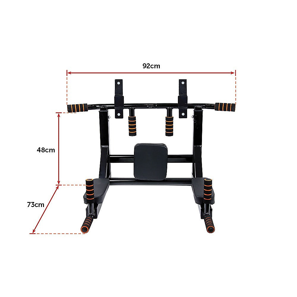 Heavy Duty Wall Mounted Power Station - Knee Raise - Pull Up - Chin Up -dips Bar