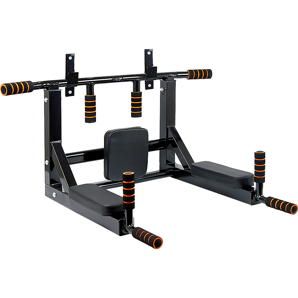 Heavy Duty Wall Mounted Power Station - Knee Raise - Pull Up - Chin Up -dips Bar