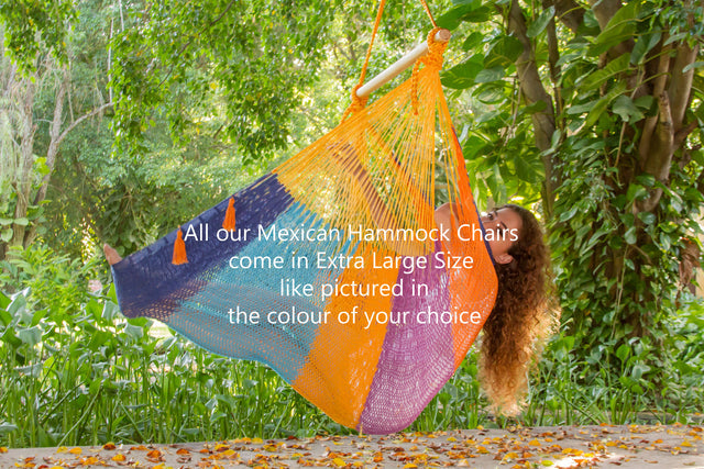Mexican Hammock Swing Chair Rainbow