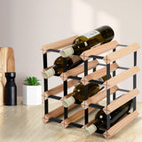 12 Bottle Timber Wine Rack