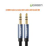 UGREEN 3.5MM male to male AUX cable with braid 3M (10688)