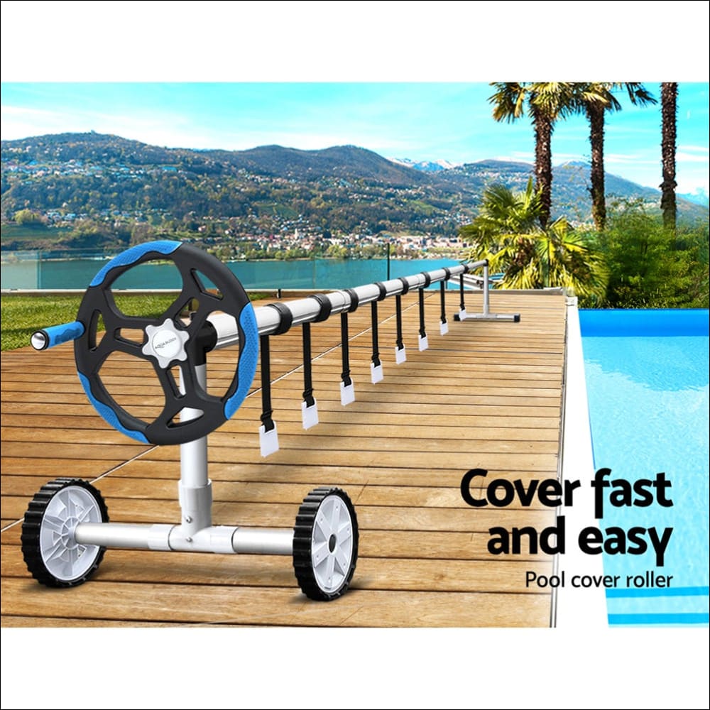 Aquabuddy Swimming Pool Cover Roller Reel Adjustable Solar Thermal – SHOPADO