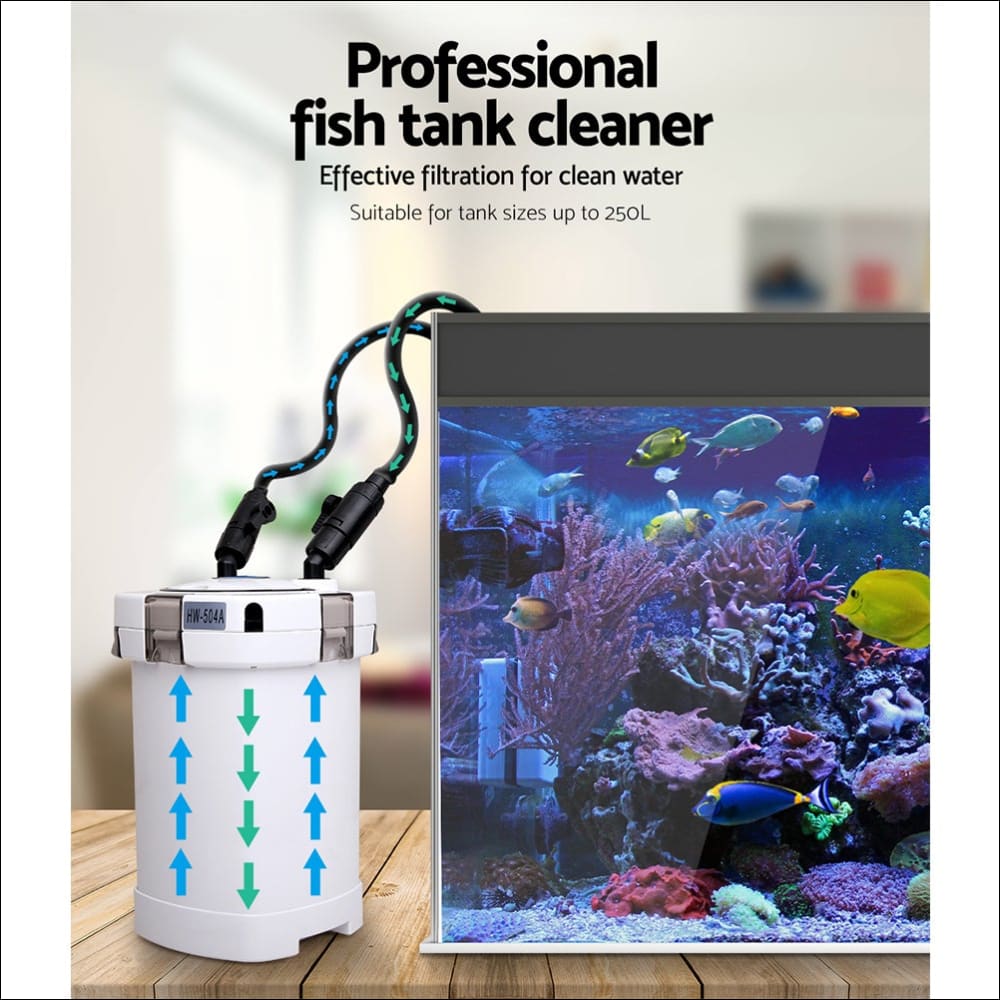 Giantz Aquarium External Canister Filter Aqua Fish Water 