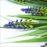 Artificial Dense English Lavender Stem Uv Resistant 50cm - 