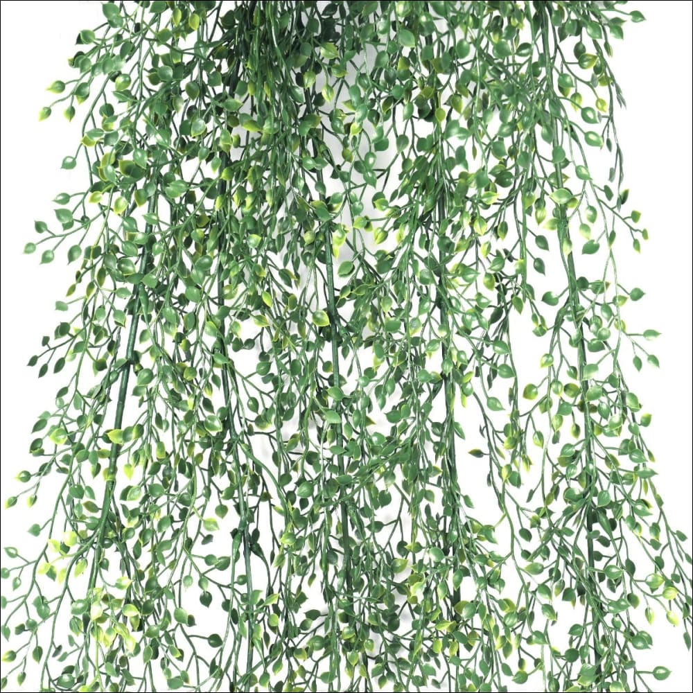 Artificial Hanging Jade Leaf Vine Uv Resistant 90cm - Home &