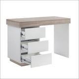 Ashley Coastal White Wooden Office Desk - Furniture > Office