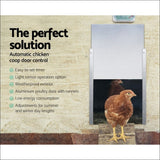 Giantz Automatic Chicken Coop Door Opener Cage Closer - Pet 