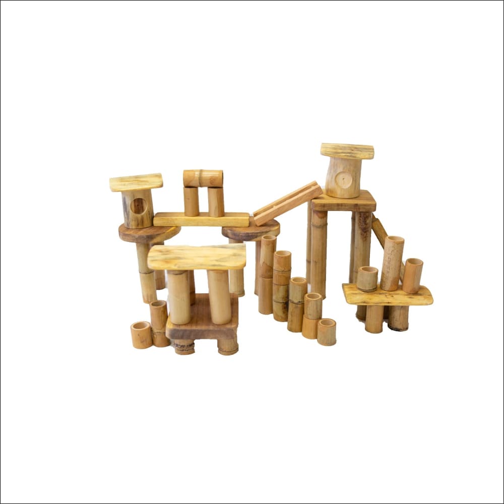 Bamboo Building Set 50 Pcs - Baby & Kids > Toys