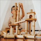Bamboo Building Set with House - Baby & Kids > Toys