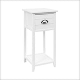 Artiss Bedside Table Nightstand Drawer Storage Cabinet Lamp 