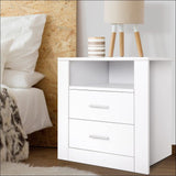 Artiss Bedside Tables Drawers Storage Cabinet Drawers side 