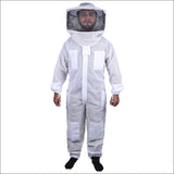 Beekeeping Bee Full Suit 3 Layer Mesh Ultra Cool Ventilated Round Head Beekeeping Protective Gear