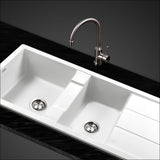 Cefito Stone Kitchen Sink 1160x500mm Granite Under/topmount 