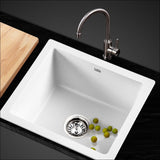 Cefito Stone Kitchen Sink 460x410mm Granite Under/topmount 