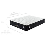 Charcoal Infused Super Firm Pocket Mattress King Single - 