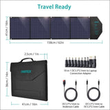 Choetech Sc007 Solar Panel Portable Charger 80w 18v with 