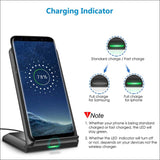 Choetech T524s 10w/7.5w Fast Wireless Charging Stand - 