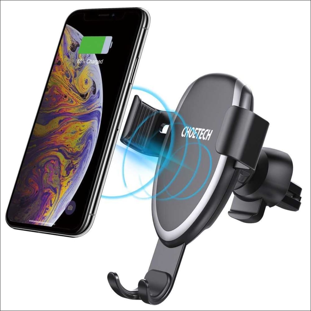 Choetech T536-s Fast Wireless Charging Car Mount Phone 