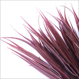 Dark Red Artificial Grass Stem 35cm Long Uv Resistant - Home