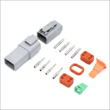 Deutsch Dt 4-way 4 Pin Electrical Connector Plug Kit #dt4 