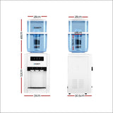 Devanti 22l Bench top Water Cooler Dispenser Filter Purifier