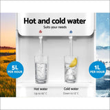 Devanti 22l Water Cooler Dispenser top Loading Hot Cold Taps