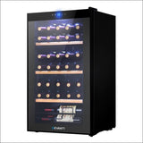 Devanti 34 Bottles Wine Cooler Compressor Chiller Beverage 