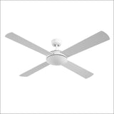 Devanti 52’’ Ceiling Fan W/remote - White - Appliances > 