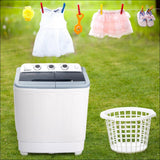 Devanti 5kg Mini Portable Washing Machine - White - 