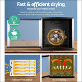 Devanti Commercial Food Dehydrator with 10 Trays - 
