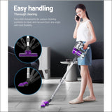 Devanti Corded Handheld Bagless Vacuum Cleaner - Purple and 