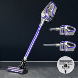 Devanti Cordless 150w Handstick Vacuum Cleaner - Purple and 