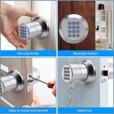 Digital Electronic Code Door Lock Keyless Entry Keypad 