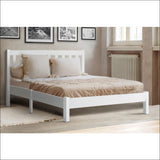 Artiss Double full Size Wooden Bed Frame Sofie Pine Timber 