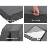 Giselle Bedding Double Size Folding Foam Mattress Portable 