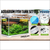 Dynamic Power Aquarium Fish Tank 39l Starfire Glass - Pet 