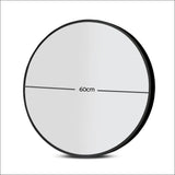 Embellir 60cm Wall Mirror Round Bathroom Makeup Mirror - 
