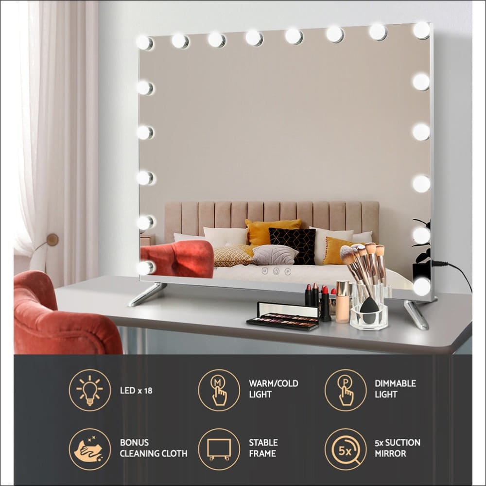 Embellir Makeup Mirror with Light Led Hollywood Mounted Wall