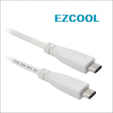 Ezcool 1m Skymaster Usb3.1 Cable Type C to Type C White - 