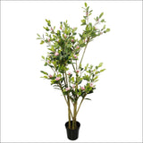 Faux Flowering Pink Magnolia Tree with Pot 250cm - Home & 