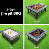 Fire Pit Bbq Grill Stove Table Ice Pits Patio Fireplace 