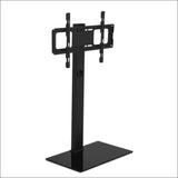 Floor Tv Stand Brakcket Mount Swivel Height Adjustable 32 To 70 Inch Black
