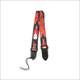 Freedom Guitar Strap Red Guitar Design Electric Acoustic 