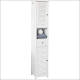 Freestanding Tall Bathroom Cabinet 170x32x30 Cm