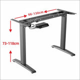 Gaming Standing Desk Home Office Lift Electric Height 