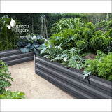 Greenfingers Garden Bed 2pcs 210x90x30cm Galvanised Steel 