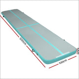 Everfit Gofun 5x1m Inflatable Air Track Mat Tumbling Floor 