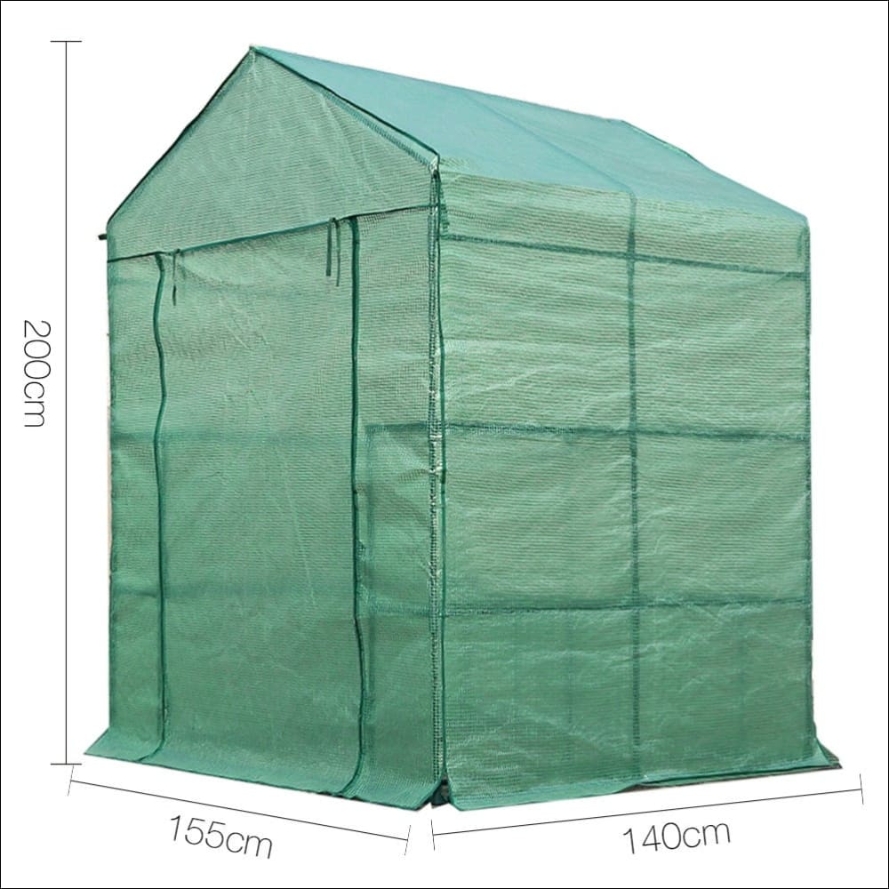 Greenfingers Greenhouse Green House Tunnel 2mx1.55m Garden 